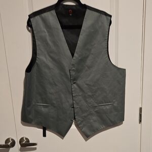 Gray Vest with Black Trim